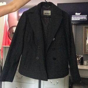 Gray Guess Peacoat